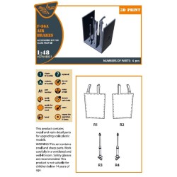 F-86A air brakes for CP kits 