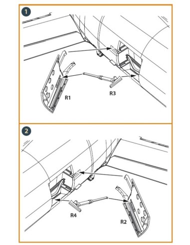 F-86A air brakes for CP kits 