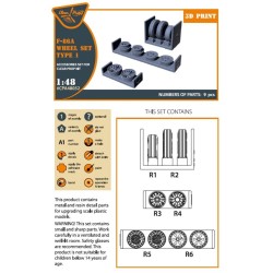 F-86A wheel set type 1 for CP kits 