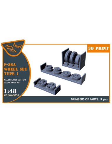 F-86A wheel set type 1 for CP kits 
