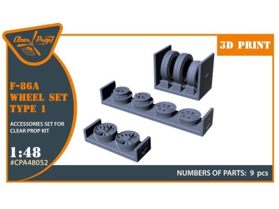 F-86A wheel set type 1 for CP kits 