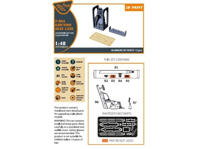 F-86A Ejection seat late for CP kits 