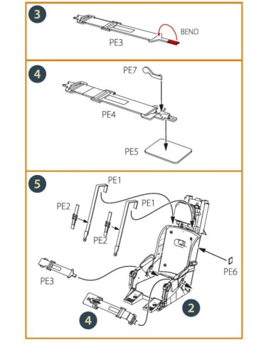 F-86A Ejection seat late for CP kits 