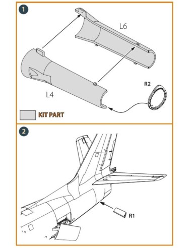 F-86A engine exhaust endface for CP kits 