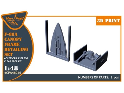 F-86A Canopy frame detailing set for CP kits 