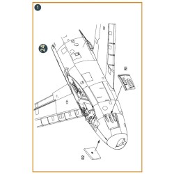 F-86A gun port (open) for CP kits  2