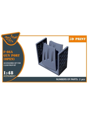 F-86A gun port (open) for CP kits 