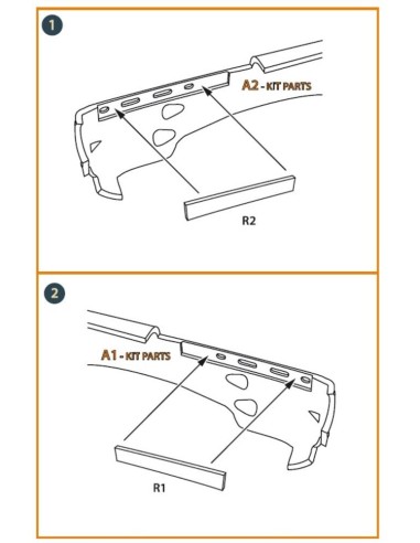 Morane-Saulnier exhausts for Dora Wings kit 