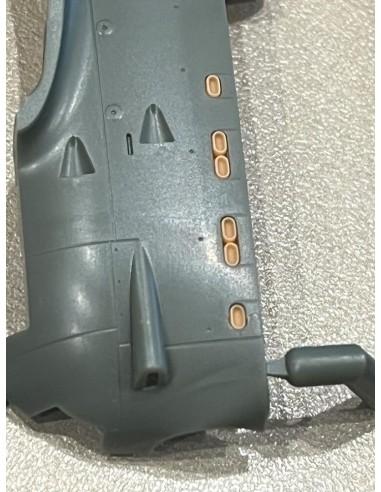 Morane-Saulnier exhausts for Dora Wings kit 