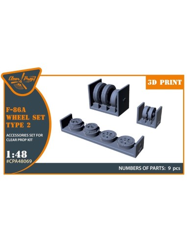 F-86A wheel set type 2 for CP kits 