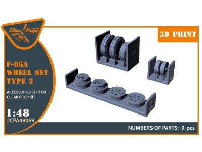 F-86A wheel set type 2 for CP kits 