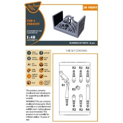 F4B-4 exhausts for CP kits 