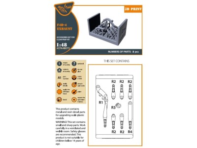 F4B-4 exhausts for CP kits 