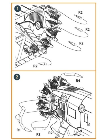 F4B-4 exhausts for CP kits 