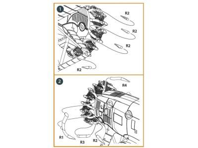 F4B-4 exhausts for CP kits 
