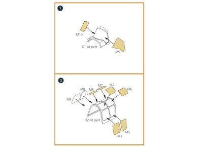 Hawk H-75M painting mask for CP kit CP4806 