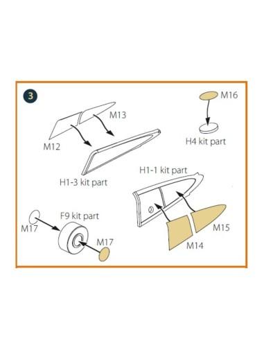 Hawk H-75M painting mask for CP kit CP4806 