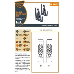 Mk.XXI Bomb Raks F4B for CP kits 