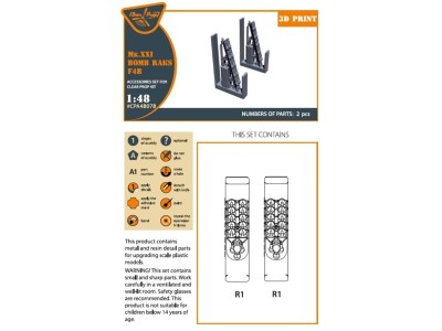 Mk.XXI Bomb Raks F4B for CP kits 