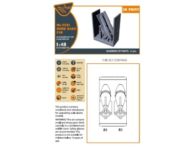 Mk.XXXI Bomb Raks F4B for CP kits 