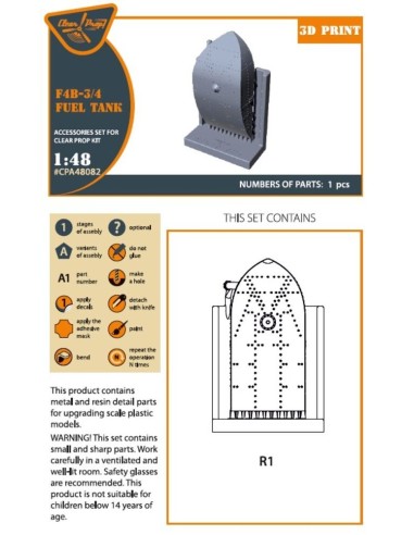 F4B Fuel Tank for CP kits 