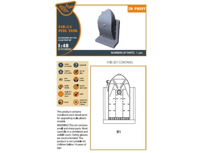 F4B Fuel Tank for CP kits 