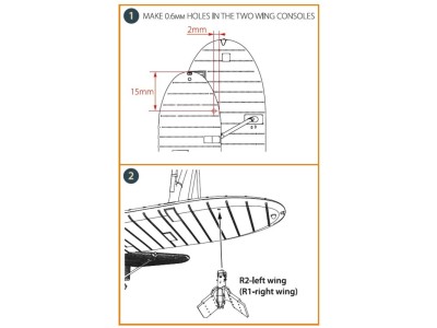 F4B Whaley Mk.I Flare brackets for CP kits 