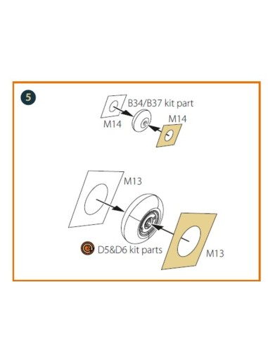 Hs 129B2/3 double-sided painting mask for Takom kit 