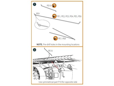 F4B-3/4 Strubs for CP kits 
