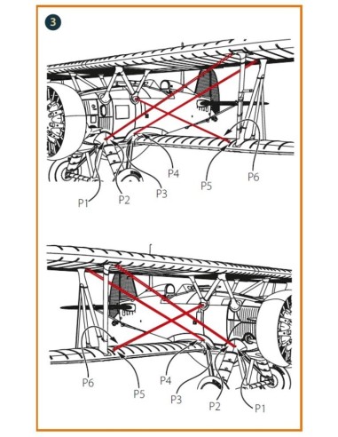 F4B-3/4 Strubs for CP kits 