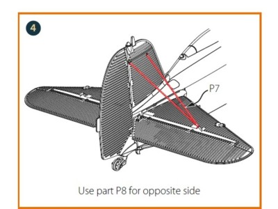 F4B-3/4 Strubs for CP kits 