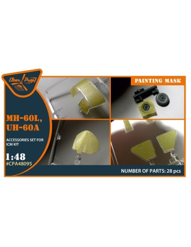 UH-60A, MH-60L painting mask for ICM kit 