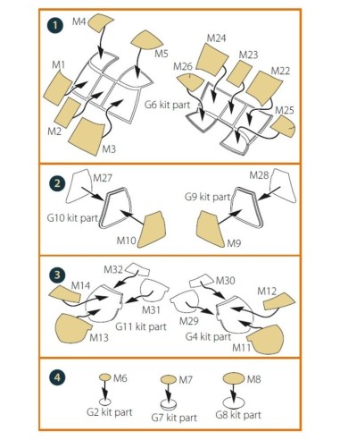UH-60A, MH-60L double-sided painting mask for ICM kit 