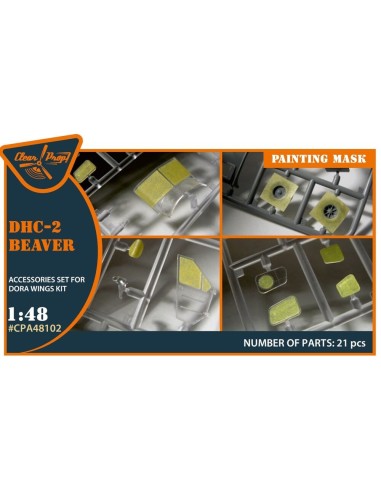 DHC-2 Beaver painting mask for Dora Wings kit 