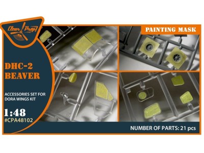 DHC-2 Beaver painting mask for Dora Wings kit 