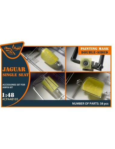 Jaguar Single seat double-sided painting mask for Airfix kit 