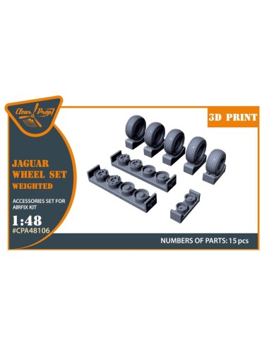 Jaguar Wheels set (weighted) for Airfix kit 