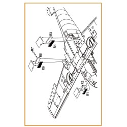Bf-109E set of radiators for Wingsy Kits  2