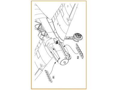 Bf-109E exhausts for Wingsy Kits 