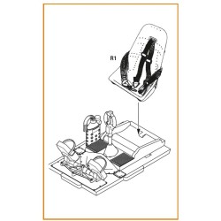 Bf-109E seat with safety belts for Wingsy Kits  2