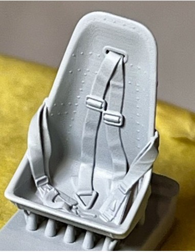 Bf-109E seat with safety belts for Wingsy Kits 