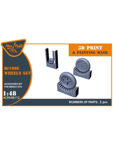 Bf-109E wheels set for Wingsy Kits 