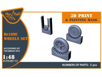 Bf-109E wheels set for Wingsy Kits 