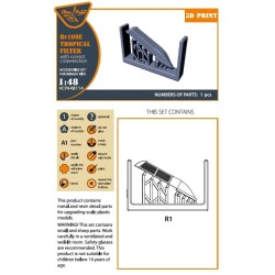 Bf-109E tropical filter for Wingsy Kits 