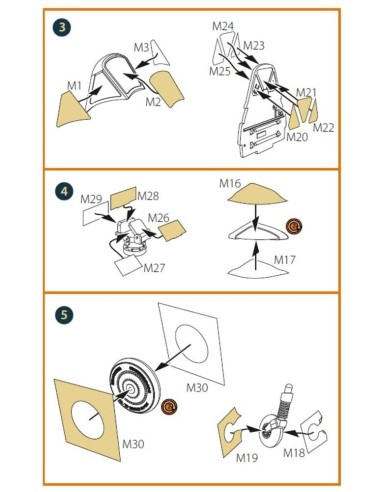 D3A2 VAL (close canopy) painting mask for Wingsy Kits 