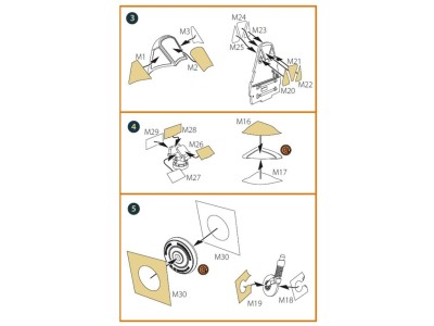 D3A2 VAL (close canopy) painting mask for Wingsy Kits 