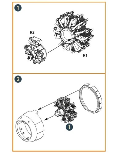 D3A2 VAL carbureted engine for Wingsy Kits 