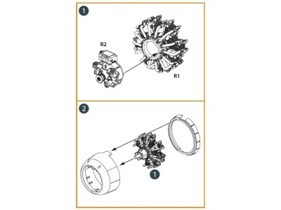 D3A2 VAL carbureted engine for Wingsy Kits 