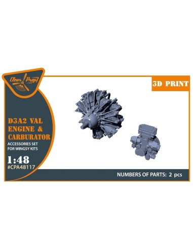 D3A2 VAL carbureted engine for Wingsy Kits 