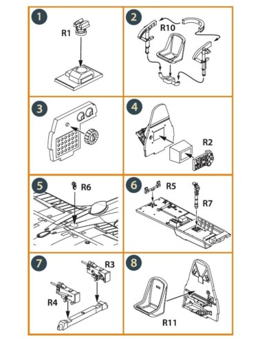 D3A2 VAL interior set for Wingsy Kits 